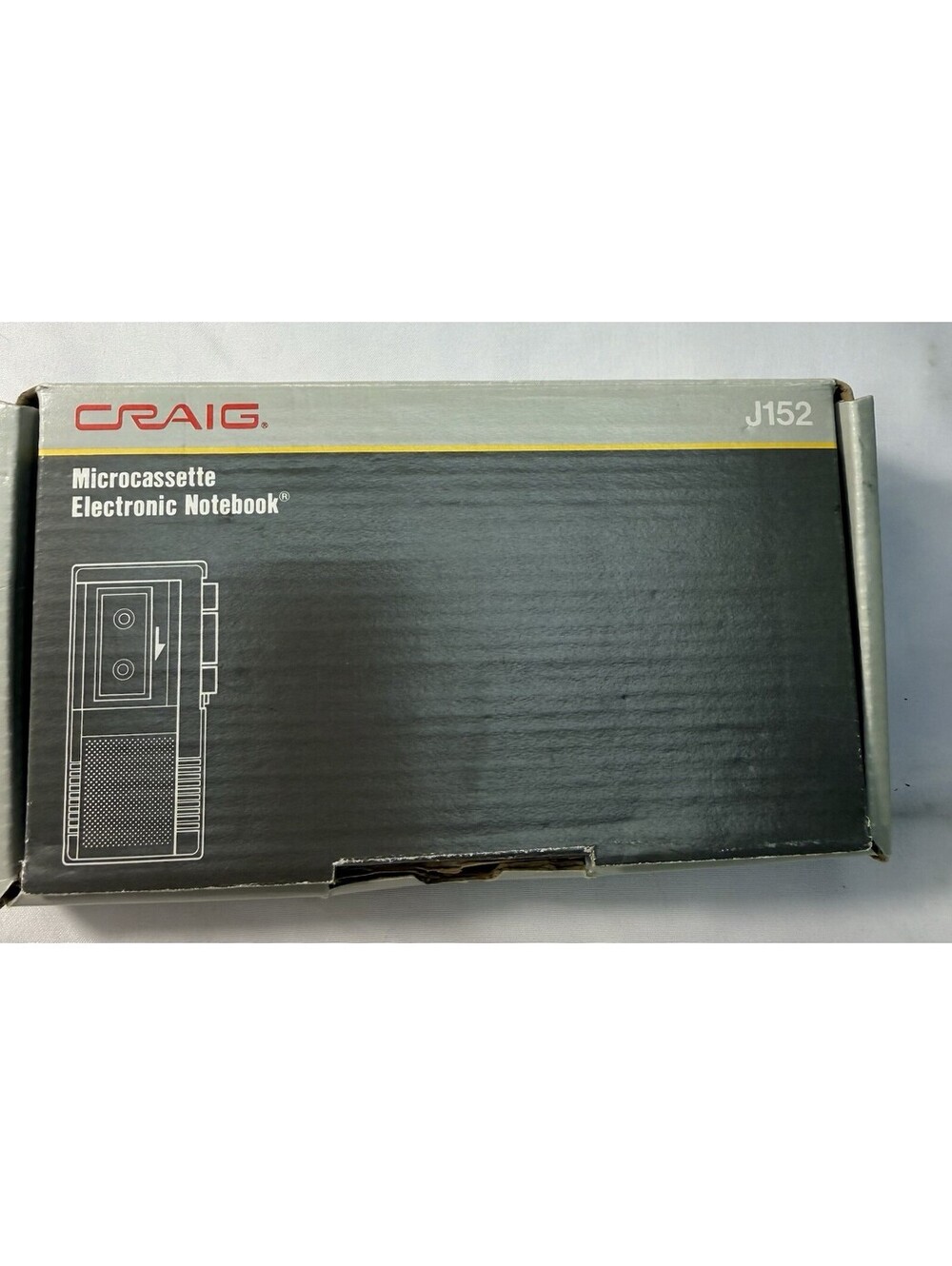 Vintage 1986 Craig Microcasette Electronic Notebook Original Box Tape Recorder